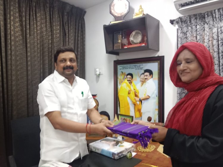 நாமக்கல் சட்டமன்ற தொகுதி பொருப்பாளர் சகோதரி முனவர்ஜான் | வரவேற்று வாழ்த்துக்கள் | எம்பி | கேஆர்என். ராஜேஷ்குமார்