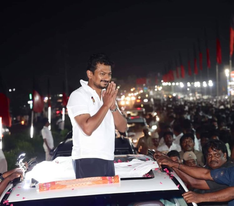MP கே.ஆர்.என் ராஜேஷ்குமார் தலைமையில் திமுகவினர் துணை முதல்வர் உதயநிதிக்கு உற்சாக வரவேற்பு | DMK NAMAKKAL